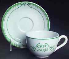 Bernardaud Cafe Paris Green Cup & Saucer 6359957 picture
