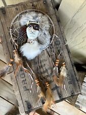 Native American Indian ( Dream Catcher) With A Indian Face In Middle See Picture picture
