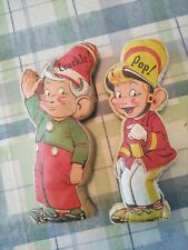 Vintage Kellogg's Crackle & Pop Stuffed Dolls 11 in. picture