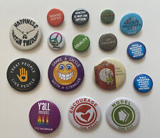 Huge Kindness Justice 14 Pin Lot Peace Positivity Civics Women Rights Etc. picture