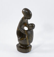 African Shona Carved Stone Sculpture Mother and Child 6