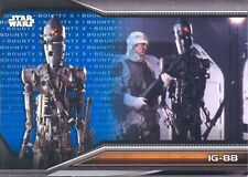 2021 Topps Star Wars Bounty Hunters Bounty Level 3 Blue Parallel B3-2 IG-88 RARE picture
