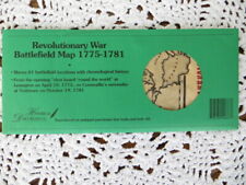 Revolutionary War Battlefield Map 1775-1781 Poster picture