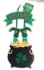 St Patrick's Day Decorations Wall Sign Hanging Door Decor Happy St Patrick De... picture