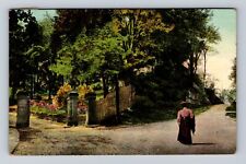Washington PA-Pennsylvania, Entrance Washington Cemetery, Vintage c1911 Postcard picture