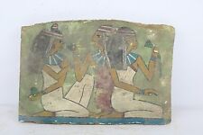 Ancient Egyptian Rare Antique Stela of Egyptians Beautiful Women Take Fun Stella picture