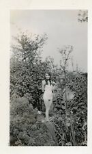 WOMEN FROM BEFORE Vintage FOUND PHOTOGRAPH Black And White SNAPSHOT 311 LA 85 D picture
