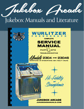 NEW Wurlitzer 2304 and 2304S  Complete Service, Parts & Troubleshooting Manual picture