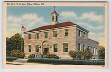 Postcard Vintage U.S. Post Office in Elkton, MD. picture