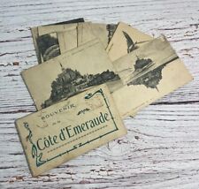 Vintage Postcards 11 Cards-France Cote d'Emeraude Mont St Michel Louviers picture