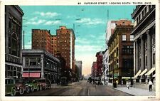 Vintage Postcard- Superior Street, Toledo, OH Early 1900s picture