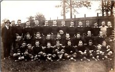 RPPC OF UNKNOWN FOOTBALL TEAM EARLY 1900s REAL PHOTO POSTCARD CYKO UNPOSTED picture