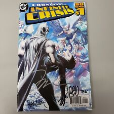 Countdown to Infinite Crisis #1 VF/NM 3X Signed Jim Lee Palmiotti Mounts DC 2005 picture