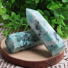 Wholesale Lot 4.4 Lb Natural Chrysocolla Obelisk Tower Point Crystal Healing US picture