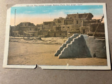 Indian Village Balboa Park San Diego CA Antique Postcard 1924 picture