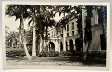 RPPC Entrance to Hotel Washington, Cristobal, C.Z. Panama, Vintage Postcard picture