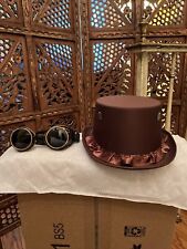 Spirit Halloween Steampunk Top Hat with Goggles picture