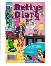 BETTY'S DIARY 9 G/VG ARCHIE COMICS BOOK DECARLO GOLDBERG TEEN HUMOR (1987) picture
