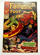 Fantastic Four #63 June 1967 Comic “Blastaar The Living BOMB-BURST” Marvel C219 picture