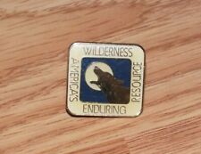 Vintage America's Wilderness Enduring Resource Collectible Enamel Lapel Pin  picture