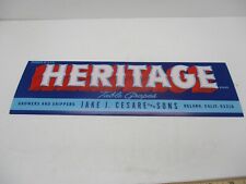 Vintage Heritage Table Grapes Fruit Crate Label picture