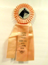 1977 Laurel Hill Farm Schooling Horse Show pinkish colored award ribbon picture