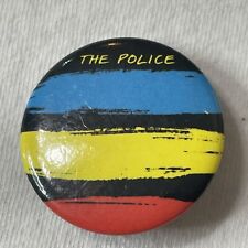 Vtg 1983 THE POLICE BAND Pinback Button B007 picture
