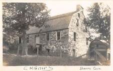 SHARON, CT ~ STONE HOUSE BUILT IN 1765, REAL PHOTO PC ~ 1907-20 picture