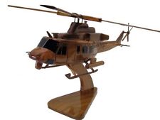 Bell UH-1 UH-1Y Super Huey Venom USMC Marine Helicopter Wood Wooden Model New picture