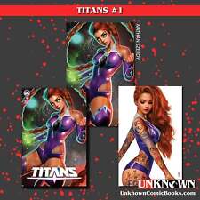 [3 PACK] TITANS #1 NATHAN SZERDY (616) EXCLUSIVE VAR (05/31/2023) picture