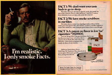 Facts Realistic Cigarette Tobacco - 2 Page Print Ad Poster Promo Art 77 picture
