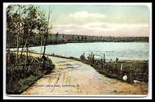 Scranton PA Moosic Lake and Road Rotograph Co Color Postcard      pc249 picture