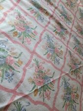 Vintage Twin Sized Springtime Floral Blanket picture