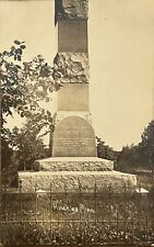 RPPC Hinckley Minnesota Great Fire Monument Antique Real Photo Postcard c1910 picture