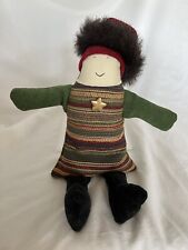 AUTHENTIC 2006 WOOF & POOF WINTER GIRL DRESSED IN FUR HAT w/ BELL, STAR PIN picture