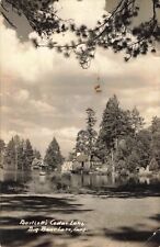 Bartlett's Cedar Lake, Big Bear Lake, California CA - c1940s Real Photo RPPC picture