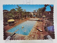 Postcard International Inn Garden Motor Hotel Long Beach California Some Damage  picture