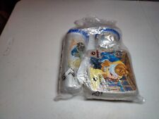 NEW Tupperware Disney Beauty & The Beast Sandwich Keeper Snack Cup Tumbler 3pc picture