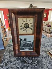 ANTIQUE 1830-50' George Marsh Company 30 Hour Ogee Cabinet Clock picture