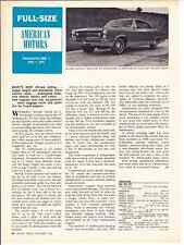 1967 AMC AMBASSADOR 880 * 990 * DPL ~ ORIGINAL NEW CAR PREVIEW ARTICLE / AD picture