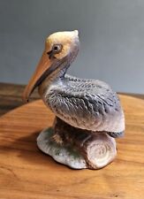 Vintage Lefton Brown Pelican Figurine Hand Painted 07222 picture