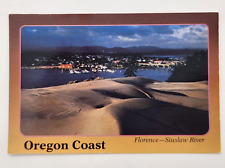 Vintage postcard Florence Siuslaw River Oregon Coast Unposted picture