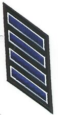 Police Four 4 Stripe 20 Year Service Stripes Insignia Reverse Embroidered Patch picture