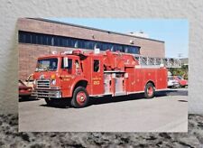 St. Paul L20 Refurbished '84 '84 Int / '71 Thibault Fire Truck Signed Photo picture