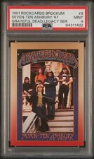 1991 Rockcards Brockum #8 Seven-Ten Ashbury 67 Grateful Dead Legacy PSA 9 Mint picture