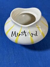 Vtg 1958 Holt Howard Pixieware Mustard Jar Condiment JAR ONLY Pixie Ware Yellow picture