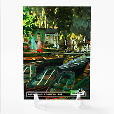 BATHERS AT LA GRENOUILLERE (Claude Monet) Painting Card Holo Paint GBC #BTCL picture