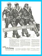 1942 WWII U.S. ARMY Recruiting aviation Pilot Navigator Bombardier PRINT AD picture