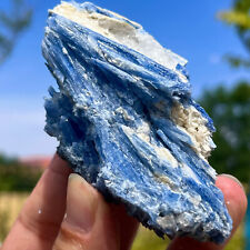 170G Natural beautiful Blue KYANITE with Quartz Crystal Specimen Rough picture