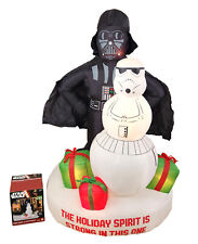 Gemmy Darth Vader and Storm trooper Christmas Inflatable 6FT Rare Star Wars Gift picture